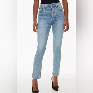The Yoko High Rise Aritzia Jeans - Denim Forum